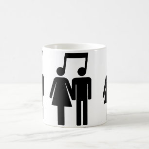 Paare in der Harmonie-Tasse Kaffeetasse