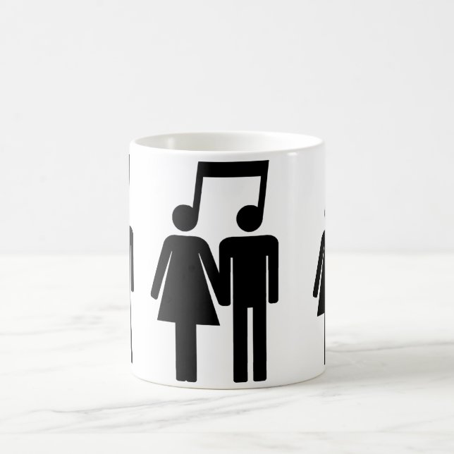 Paare in der Harmonie-Tasse Kaffeetasse (Mittel)