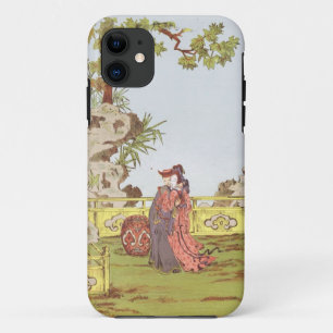 Paare in einem chinesischen Garten, 'von den iPhone 11 Hülle