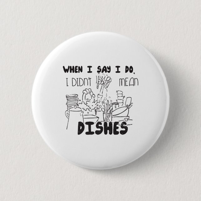Paare Joke Funny Wedding Groom Spaß Bride Premi Button (Vorderseite)