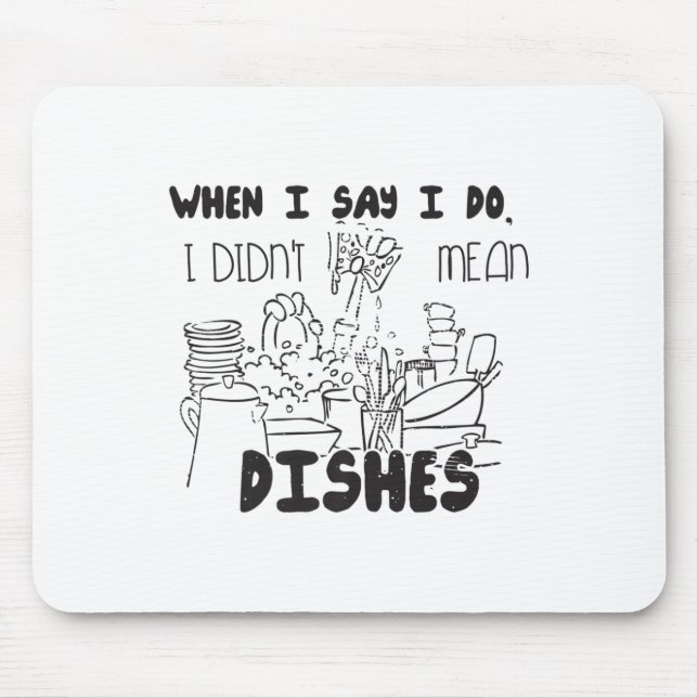 Paare Joke Funny Wedding Groom Spaß Bride Premi Mousepad (Vorne)