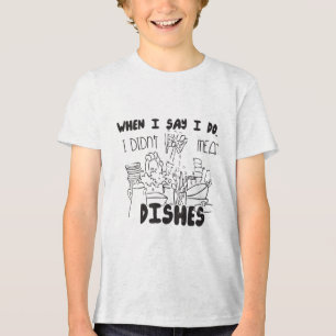 Paare Joke Funny Wedding Groom Spaß Bride Premi Tri-Blend Shirt