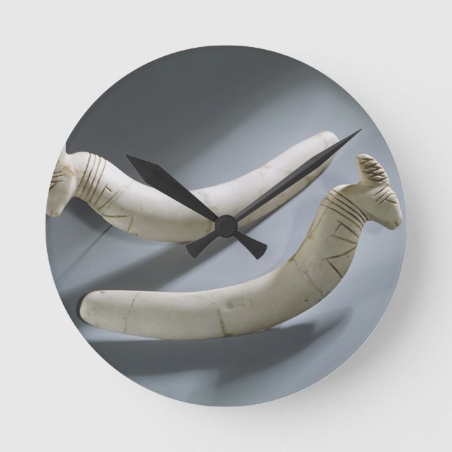 Paare Kastagnetten, Thinite Zeitraum (Hippopotamus Runde Wanduhr (Vorderseite)