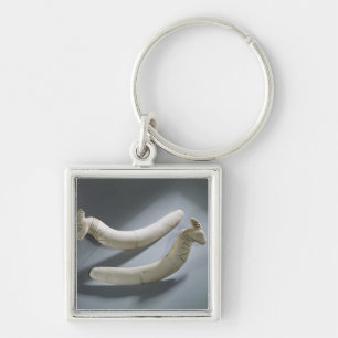 Paare Kastagnetten, Thinite Zeitraum (Hippopotamus Schlüsselanhänger