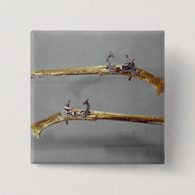 Paare Pistolen, 1624-26 Button (Vorderseite)