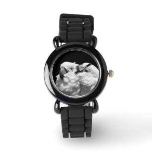 Paare Regenschirm Cockatoos Armbanduhr