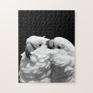 Paare Regenschirm Cockatoos Puzzle