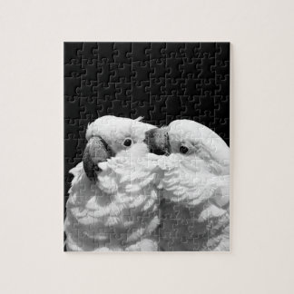 Paare Regenschirm Cockatoos Puzzle