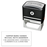 Paare Rücksendeadresse Selbstfarbige Briefmarke