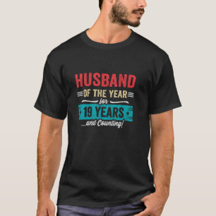 Paare seit 19 Jahren verheiratet Ehemann 19. Hoch T-Shirt