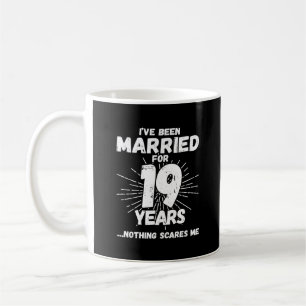 Paare seit 19 Jahren verheiratet Lustiger 19. Hoch Kaffeetasse