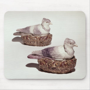 Paare Staffordshire-Tonwaren Tureens Mousepad