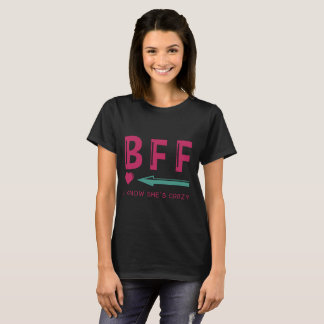 Paare T-Shirt-BESTE FREUNDIN, die ich kenne, dass T-Shirt