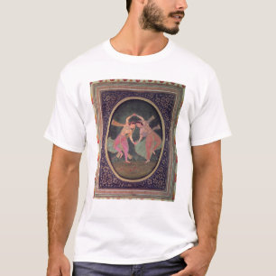 Paare Tanzenmädchen darstellend ein Kathak T-Shirt