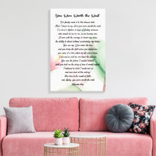 Paare und Liebhaber Schriftzug Wandkunst Leinwanddruck
