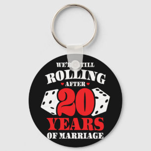Paare Verheiratet 20 Jahre - Funny 20. Wedding Ann Schlüsselanhänger