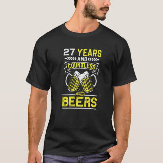 Paare Verheiratet 27 Jahre - Funny 27. Wedding Ann T-Shirt