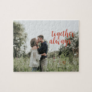 Paare Verheiratet Liebhaber Modernes Foto Personal Puzzle