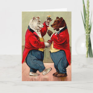 Paare Vintager Jahrestag Karte