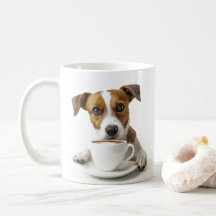 Paare von meinem Kaffee, Niedlicher Hund, kundensp