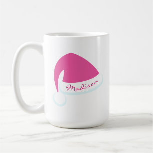 Paare Weihnachtsmannmütze Urlaub Tasse