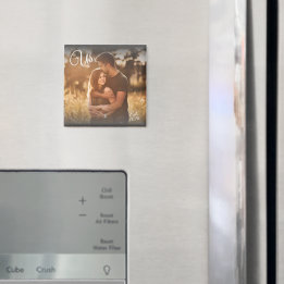 Paarfoto Wir Sind Gegründet Datum Erinnerungsstück Magnet