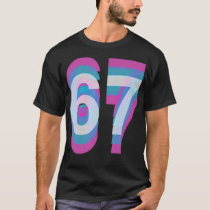 Paarkostüm 67 Six Seven Meme Lustig T-Shirt
