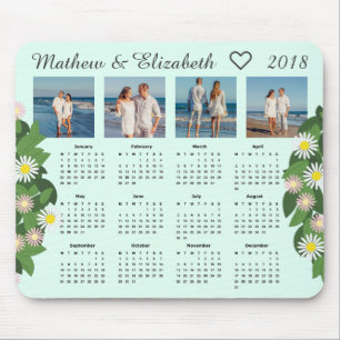 Paarnamen und Fotos   2018 Fotokalender Mousepad