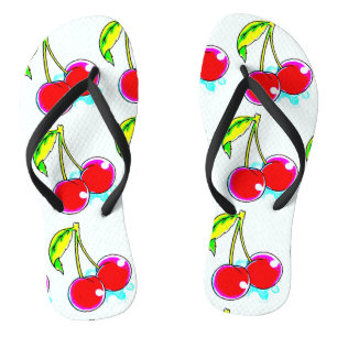 Paarung der roten Kirschen Flip Flops