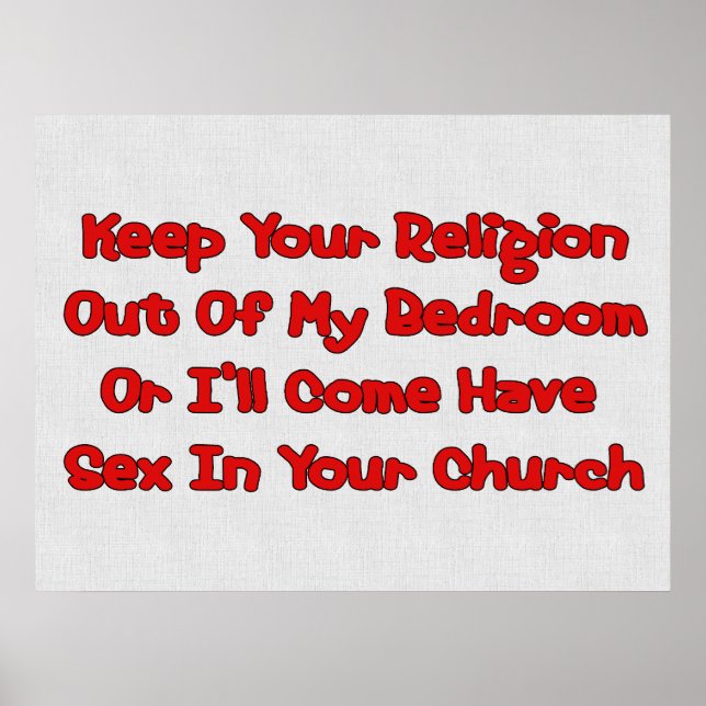 Paarung in Ihrer Kirche Poster (Vorne)