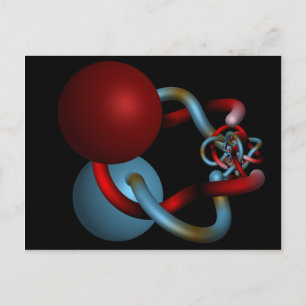 Paarungstanz der Alexander Horned Spheres Postkarte