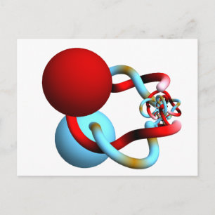 Paarungstanz der Alexander Horned Spheres Postkarte