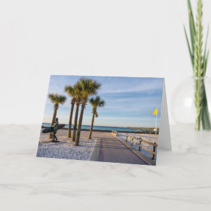 Paarungsweg bis Pensacola Beach Grußkarte Karte