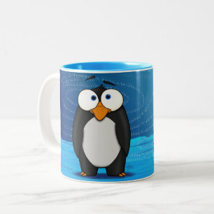 Pablo der Penguin, w/quote auf Tasse