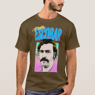 Pablo Escobar 90er Jahre Retro-Grafikdesign T-Shirt