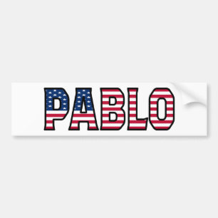 Pablo Name Vorname USA Aufkleber Sticker Auto Autoaufkleber