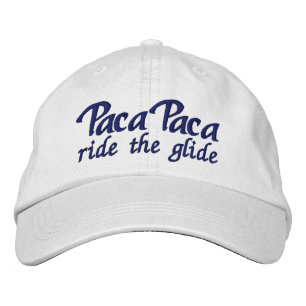 Paca Paca - Fahrt mit dem Gleitschirm Bestickte Kappe