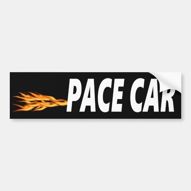 Pace Car Autoaufkleber (Vorne)