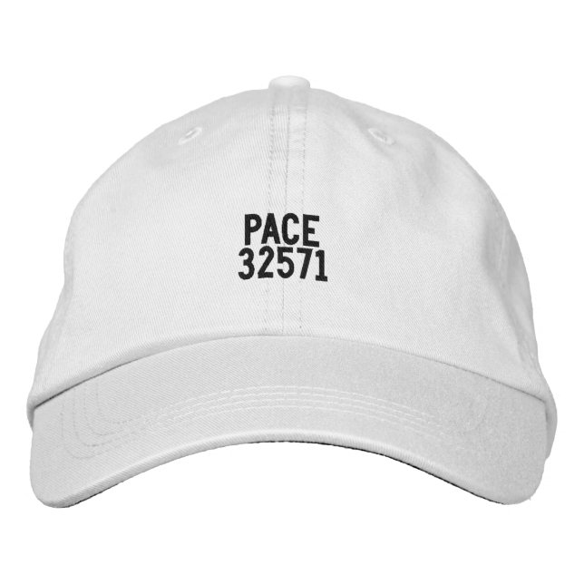Pace Florida Hat Bestickte Baseballkappe (Vorderseite)