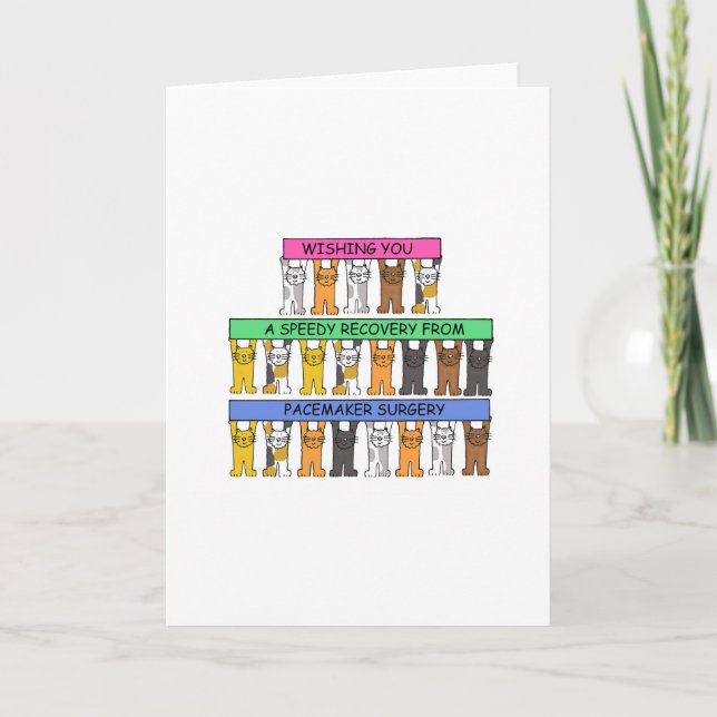 Pacemaker-Operation wird bald gut Karte (Vorderseite)