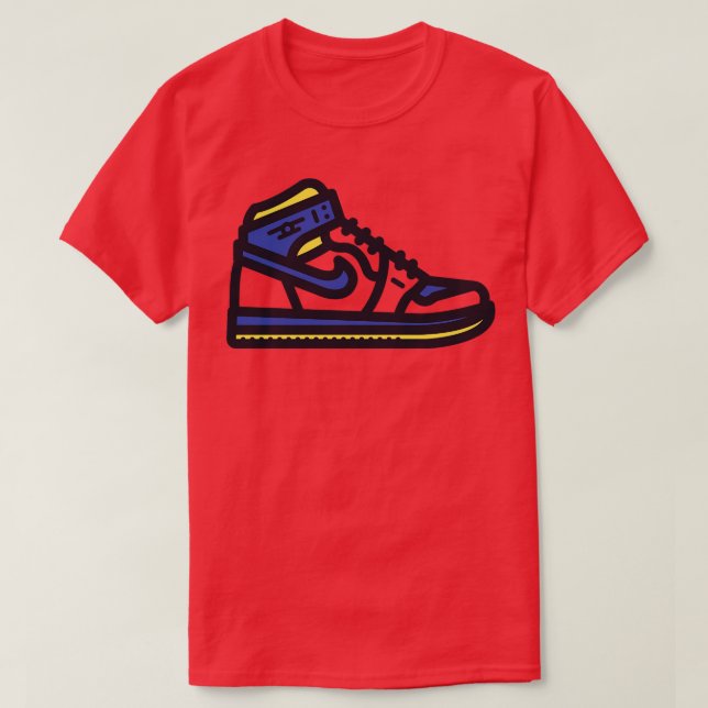 Pacers Basketball Sneakers T-Shirt (Design vorne)