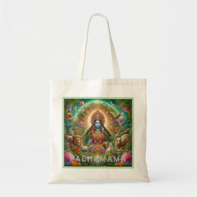 Pachamama, Earth Mother Goddess Tote Bag Tragetasche (Vorne)