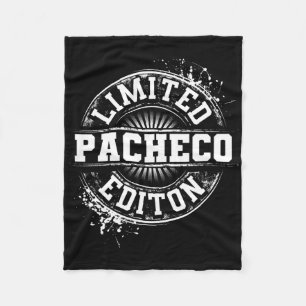 Pacheco Funny Familienname Tree Geburtstag Wieders Fleecedecke