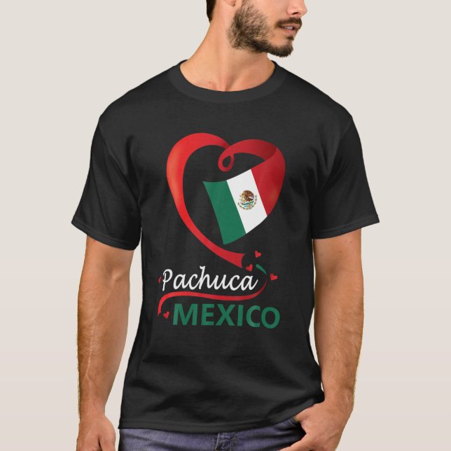 Pachuca Hidalgo Mexiko Flaggenstaat Mexicana Koraz T-Shirt (Vorderseite)