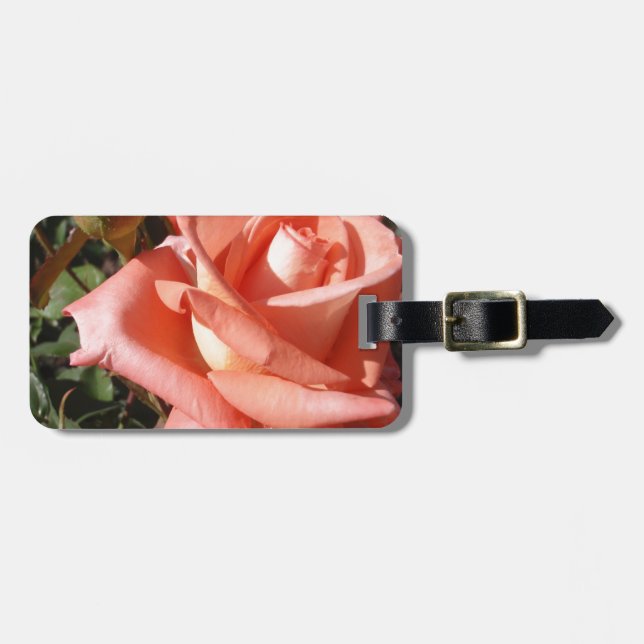 Pachy Rosa Rose Gepäckanhänger (Vorderseite horizontal)