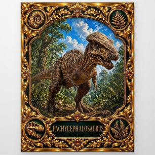 Pachycephalosaurus, Juwelen-Erbstück Kunst Postkarte