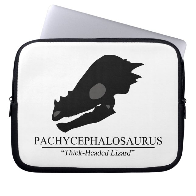 Pachycephalosaurus Skull Laptopschutzhülle (Vorderseite)