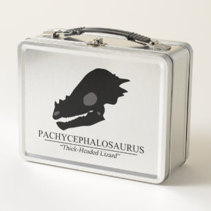 Pachycephalosaurus Skull Metall Brotdose