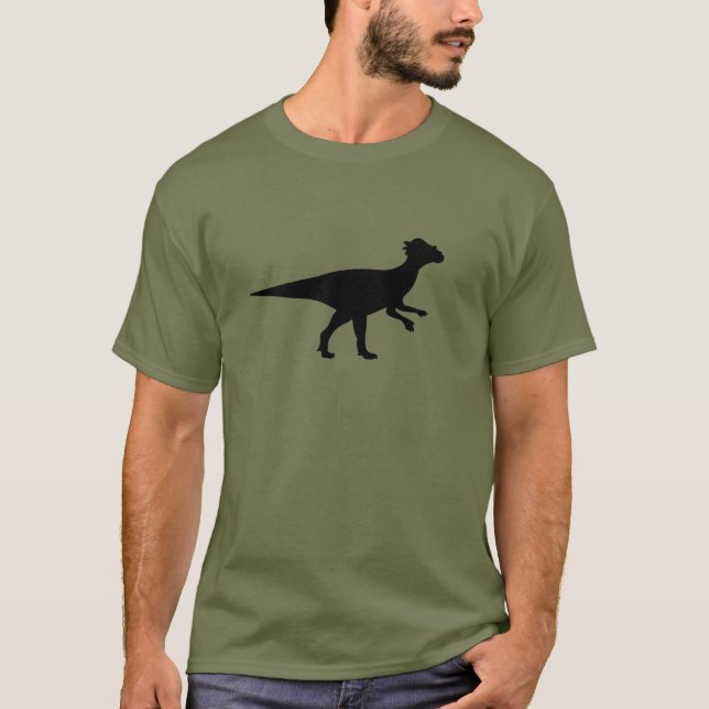 Pachycephalus Dinosaurier T-Shirt (Vorderseite)