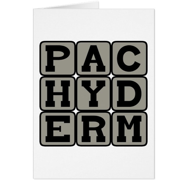 Pachyderm, Elephant (Vorne)